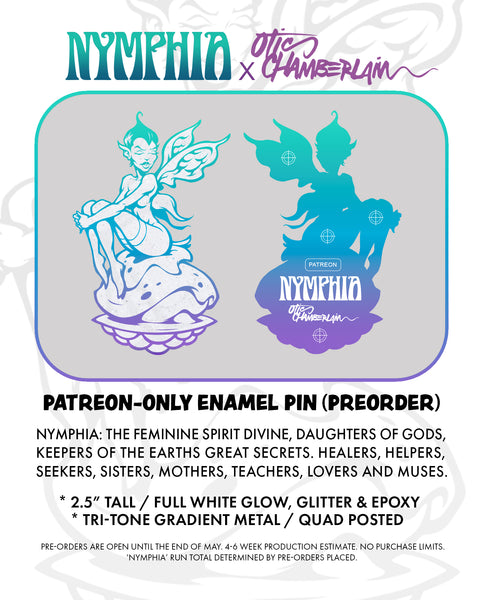 Nymphia Patreon-only Pin Preorder