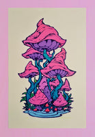 Fungus Among Us (stencil print)