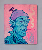 The Artist, Age 33, Smoking A Bifter